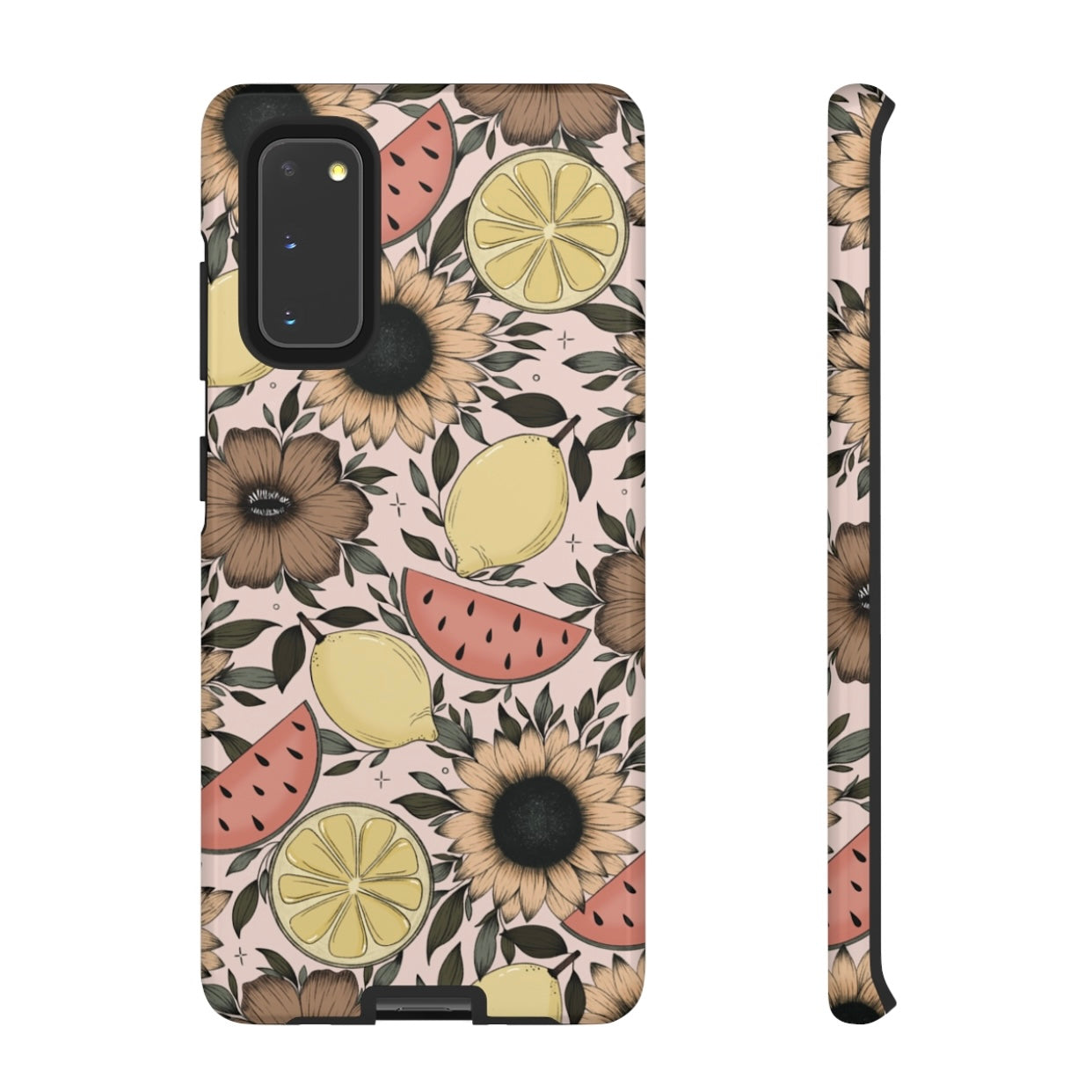 Fruity Sunflower Phone Case (White or Pink)