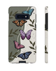 Butterfly Phone Case (Tan or Dark Green)