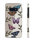 Butterfly Phone Case (Tan or Dark Green)