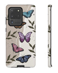 Butterfly Phone Case (Tan or Dark Green)