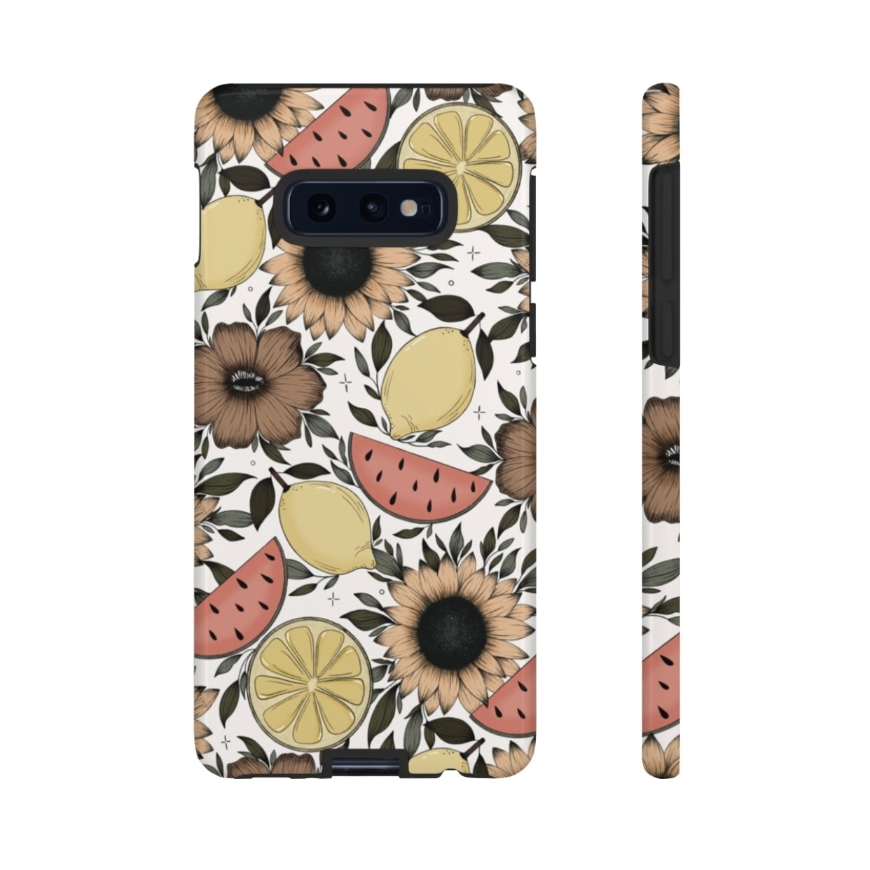 Fruity Sunflower Phone Case (White or Pink)