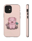 Floral Pig Phone Case