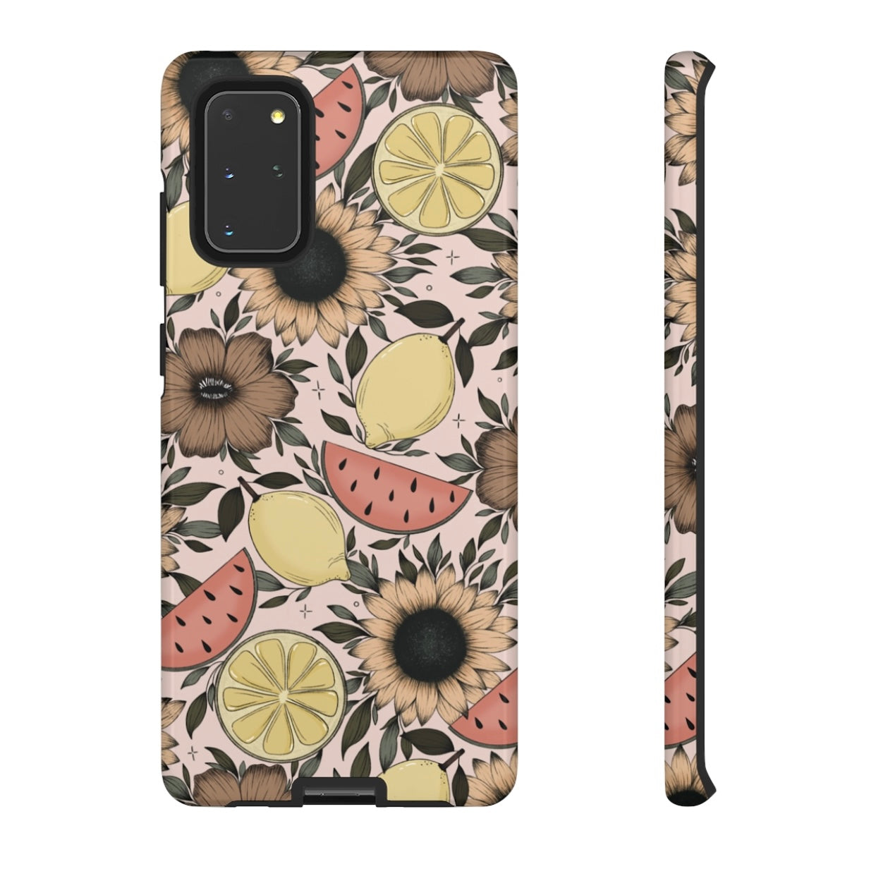 Fruity Sunflower Phone Case (White or Pink)