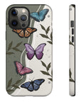 Butterfly Phone Case (Tan or Dark Green)