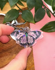 Holographic Butterfly Keychain