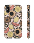 Fruity Sunflower Phone Case (White or Pink)