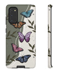 Butterfly Phone Case (Tan or Dark Green)