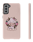 Pink Strawberry Chocolate Cow Phone Case