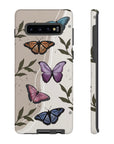 Butterfly Phone Case (Tan or Dark Green)