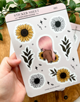 Sunflower Goddess Sticker Sheet