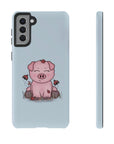 Blue Lady Bug Pig Phone Case