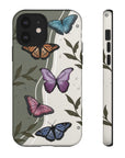 Butterfly Phone Case (Tan or Dark Green)