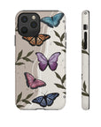 Butterfly Phone Case (Tan or Dark Green)