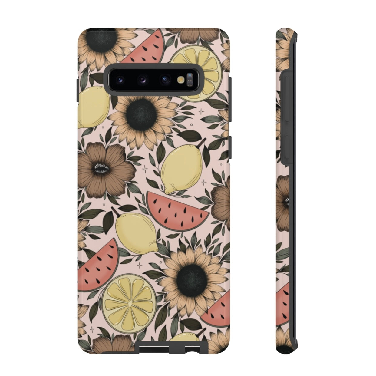 Fruity Sunflower Phone Case (White or Pink)