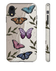 Butterfly Phone Case (Tan or Dark Green)