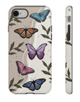 Butterfly Phone Case (Tan or Dark Green)