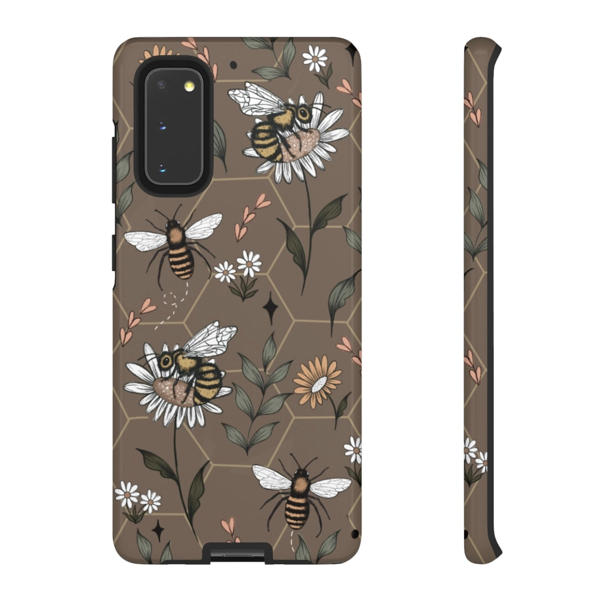 Bee Phone Case (Pink, White or Brown)