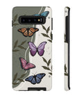 Butterfly Phone Case (Tan or Dark Green)