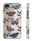 Butterfly Phone Case (Tan or Dark Green)