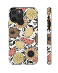 Fruity Sunflower Phone Case (White or Pink)