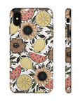 Fruity Sunflower Phone Case (White or Pink)