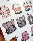 Animals Sticker Sheet 01