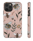 Bee Phone Case (Pink, White or Brown)