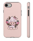 Pink Strawberry Chocolate Cow Phone Case