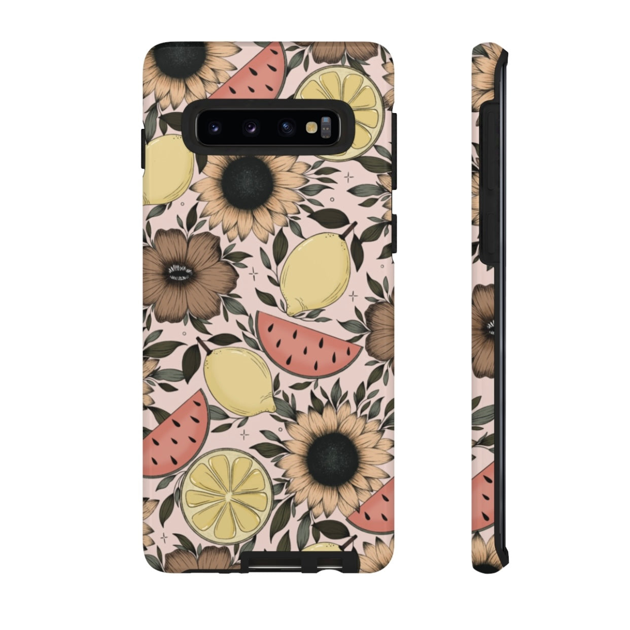 Fruity Sunflower Phone Case (White or Pink)