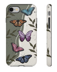 Butterfly Phone Case (Tan or Dark Green)