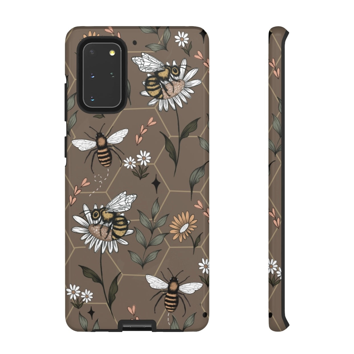 Bee Phone Case (Pink, White or Brown)