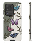 Butterfly Phone Case (Tan or Dark Green)