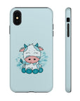 Blue Cloud Cow Phone Case