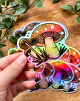 Holographic Mushroom Sticker