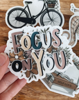 “Focus On You” Clear Sticker