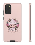 Pink Strawberry Chocolate Cow Phone Case