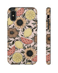 Fruity Sunflower Phone Case (White or Pink)