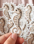 Seahorse Clear Sticker