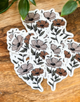 Boho Flower Vinyl Sticker