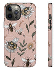 Bee Phone Case (Pink, White or Brown)