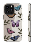 Butterfly Phone Case (Tan or Dark Green)