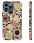 Fruity Sunflower Phone Case (White or Pink)