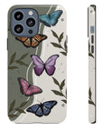 Butterfly Phone Case (Tan or Dark Green)